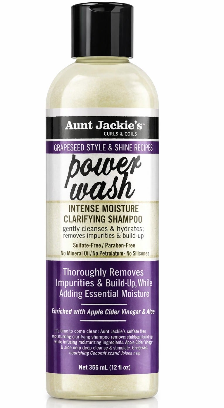 Aunt Jackie's Power Wash Intense Moisture Clarifying Shampoo 355ml - Image 1